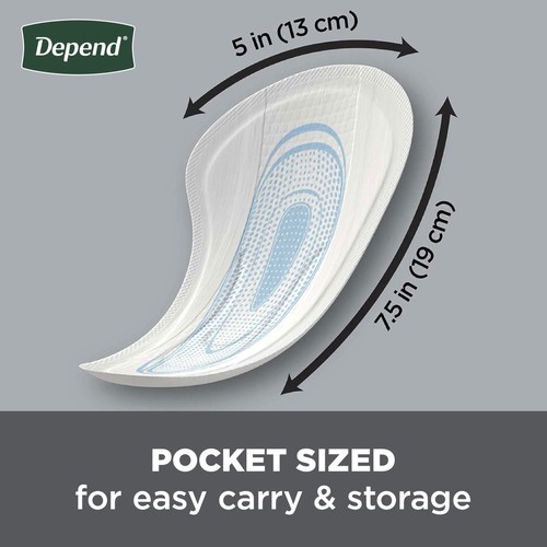 Depend Shields for Men: Light Absorbency Pads, 174 Count (3 Packs of 58) - Picture 5 of 9