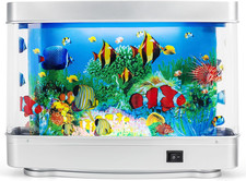 Coastal Frutiger Aero Fish Lamp Aquarium Lamp Fake Fish Tank