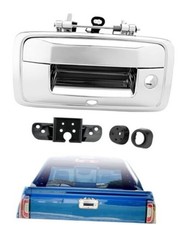 Chrome Tailgate Handle Kit w/ Camera Hole, Compatible with 2016-2019 Chevy