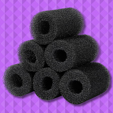 6-Pack Pre-Filter Sponge for Aquarium Shrimp Fry Fish Tank Filter 1 Intake, ...