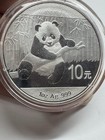 2014 China Silver Panda 1 oz .999 Fine Silver 10 Yuan BU Coin in Capsule — photo 2