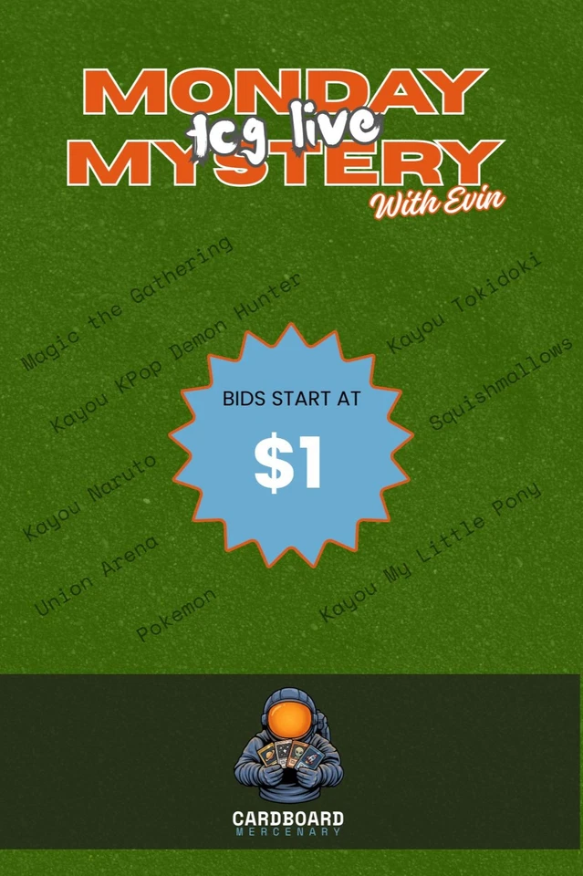 Monday Mystery - $1 Start - TCG Live with Evin