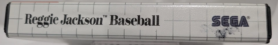Reggie Jackson Baseball Sega Master System CIB With Manual + Poster 1988 - Image 3 of 4