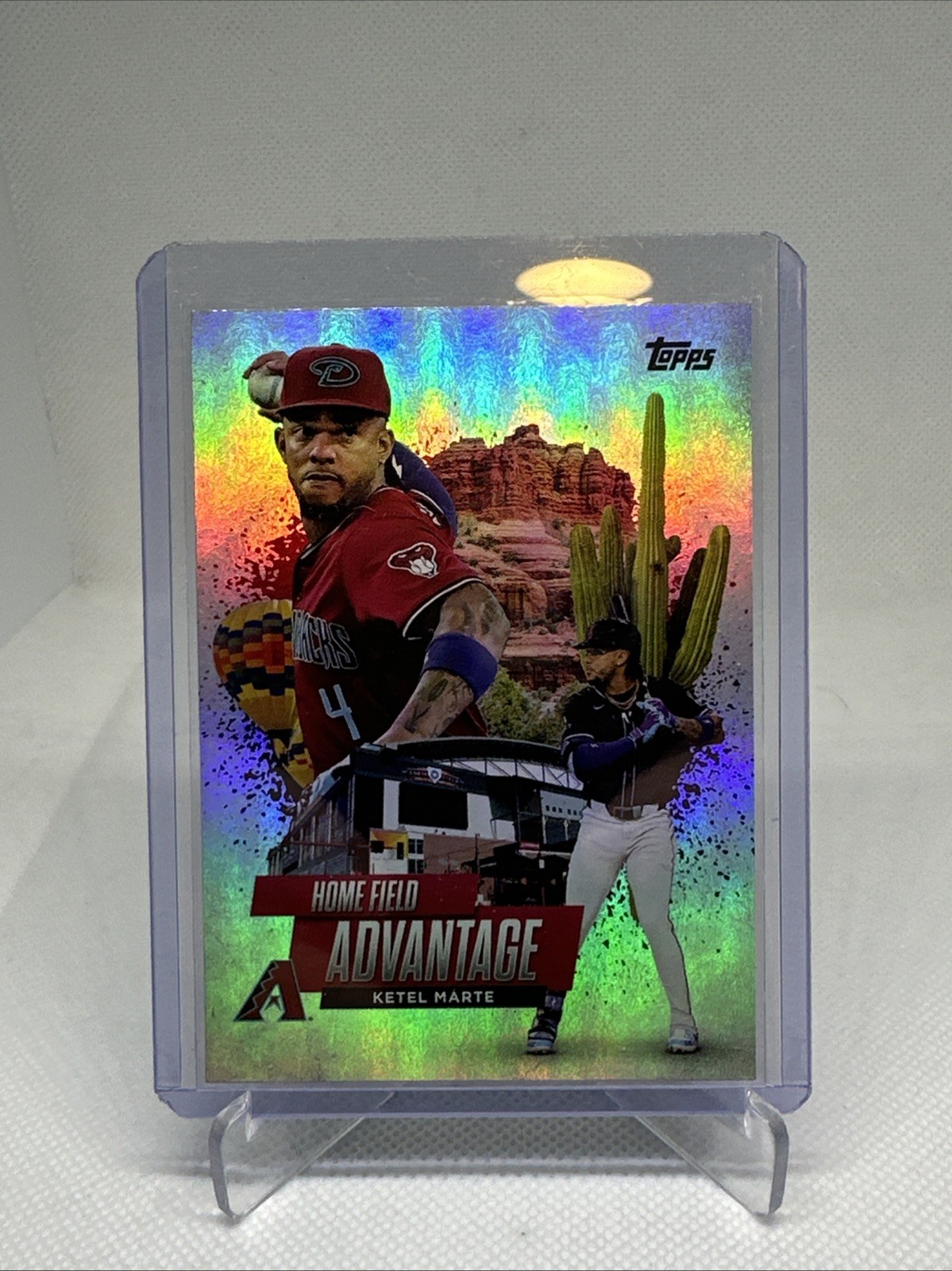 2025 Topps Chrome Ketel Marte Home Field Advantage Case Hit SP - Dbacks