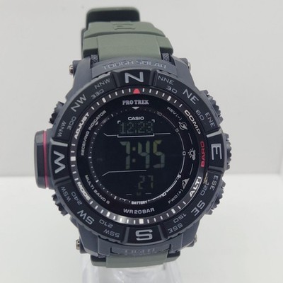 Casio Pro Trek Tough Solar Resin 20ATM 53mm Compass Watch PRW