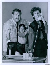 1984 Photo Alex Karras Susan Clark Emmnuel Lewis Star On Webster Television 7X9