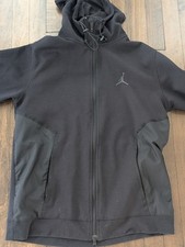 Air Jordan Jumpman Black Full Zip Hoodie Mens Size Medium M dri fit
