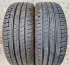PAIR OF 215 45 18 93w xl MICHELIN PilotSport 3 PART WORN TYRES 7mm