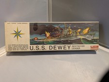 Renwal Products 1:500 Scale USS Dewey Destroyer Leader Model Kit Ship