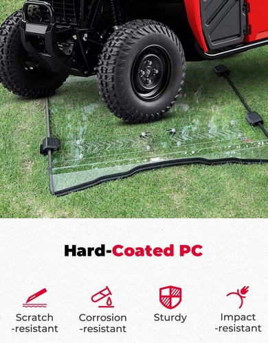 BID Vented Front Windshield For 2021+ Pioneer 520 2017-2020 Honda Pioneer 500 - Picture 4 of 9
