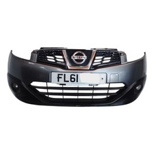 NISSAN QASHQAI PLUS 2 DCI PLUS MK1 FRONT BUMPER GUN METALLIC GREY (KAD) 2011