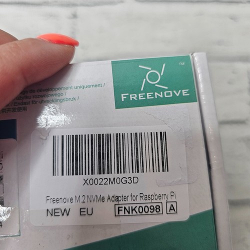 Freenove M.2 NVMe SSD Adapter for Raspberry Pi 5 HAT PCIe 2230–2280 1231MB/s - Afbeelding 9 van 9