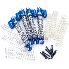 FLYXM 4Pc 48mm Threaded Shock Absorber Dampers for Axial SCX24 All Model Crawler