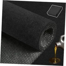Oil Spill Mat, 64 x 32 Inch Garage Floor Mat Heavy Duty Absorbent Oil Pad Black
