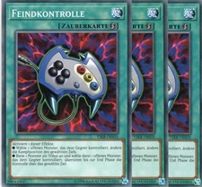 yugioh 3x Feindkontrolle YSKR-DE035 COMMON DEUTSCH