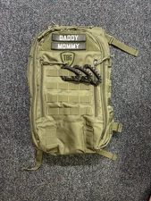 TBG Tactical Baby Gear Diaper Backpack Bag w/ Changing Mat & Brown Dump Pouch