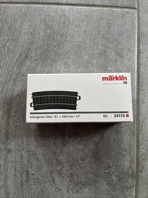 Märklin 24115 - Gebogenes Gleis - 6er Pack