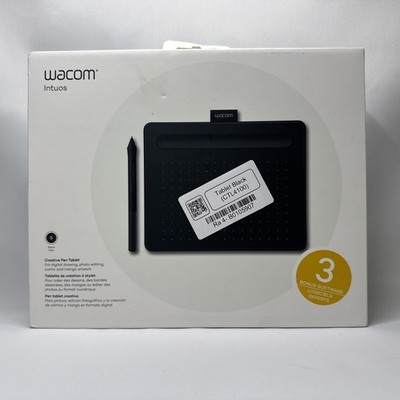 Wacom Intuos Small Graphics Drawing Tablet Black (CTL4100)