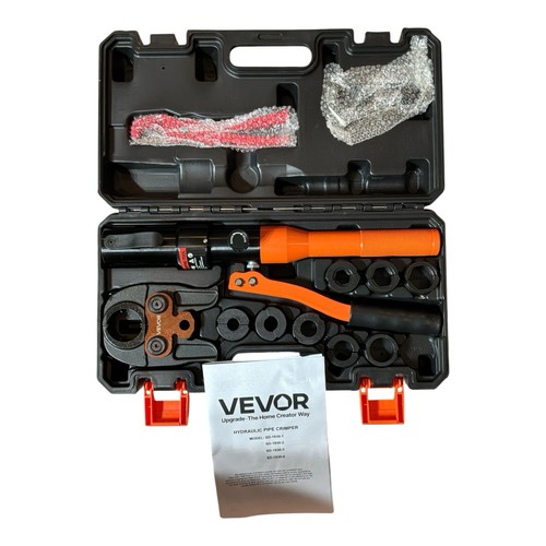 VEVOR SD-1930-1 Hydraulic Pipe Crimper ProPress PEX Copper Crimp Tool Kit