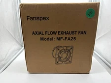 Fanspex 10" High Velocity Exhaust Fan 1020CFM Wall Mount Black