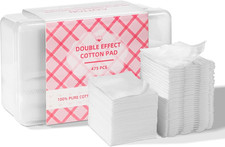 Square Cotton Pads 475 Pcs Makeup Remover Pads Cotton Squares for Face 75 Thick