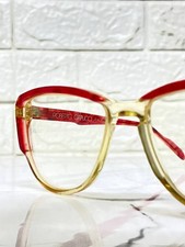 Vintage Roberto Capucci Eyeglasses Frame Red Italy Model 209 53-17 Retro 80s