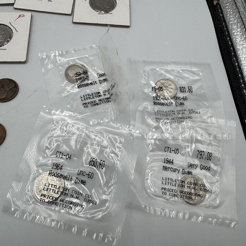Alte US Münzen Lot 97 Eisenhower Silber Groschen Weizen Pennies Indian Head - Bild 7 von 22