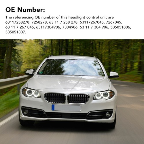˜Headlight Adaptive Control Unit 63117304906 TMS Driver Module For 5 Series F07 - Picture 13 of 22