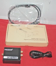 PROZOR 192KHz Digital to Analog Audio Converter DAC Digital SPDIF Optical to
