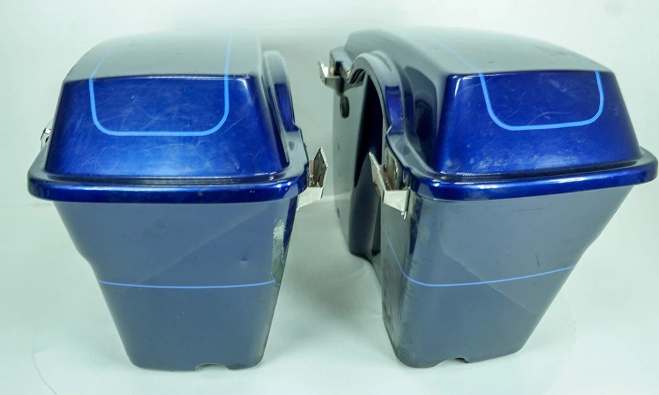 06 Harley Electra Ultra Touring OEM izquierda derecha alforjas sin llave rayada 1354 Foto 3 de 4