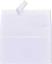 A2 Envelopes White 50 Pack - 4.5 x 5.5 Inches Small Self Seal,White Envelopes