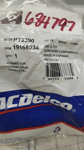 Fog Light Connector Lamp Pigtail ACDelco PT2390 GM 19168034