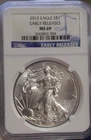 2012 US Silver Eagle $1 NGC MS69 Early Releases