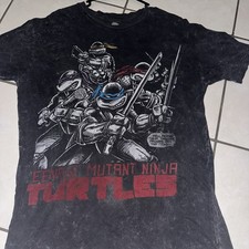 Comics Ninja Turtles Nickelodoon C2014 Tee in Black Men's Size Large.