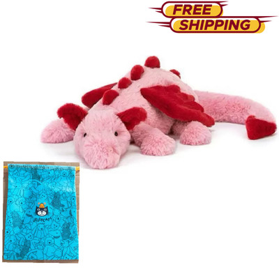 Jellycat Heart Dragon Valentine Limited Edition New with Tags