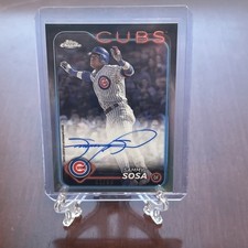 2024 Topps Chrome Update Sammy Sosa Auto 03/50 Chicago Cubs #CLA-SS