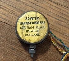 Sowter Vintage Line Output Transformer. From 12au7 Audio Circuit. Tested Working