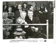 June Haver Mark Stevens I Wonder Who's Kissing Her Now 8x10" Photo #B497