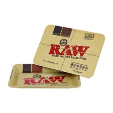 RAW Mini Rolling Tray with Magnetic Cover   5  x 7   Authentic RAW