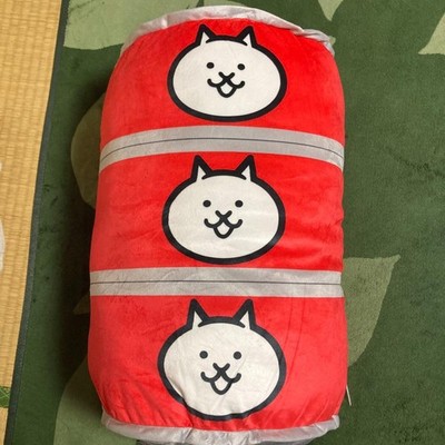 Nynko Gret Wr Cushion Red Nyan Cat War Character 30x40cm Used