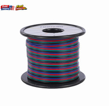 TUOFENG 40ft RGB Extension Cable 20 AWG 4 Pin LED Strip Light Electrical Wire