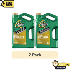 (2 Pack) Quaker State Full Synthetic 0W-20 Motor Oil - 5 Quart - For Gas Engines 38.39 per gallon