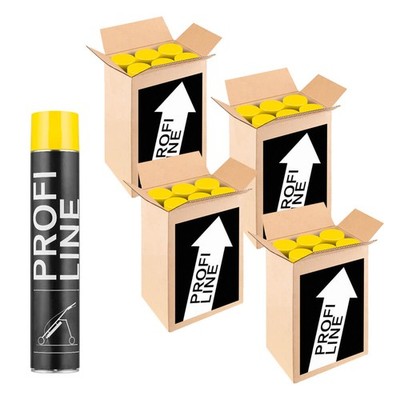 24 Dosen Bodenmarkierfarbe PROFILINE, gelb, 750 ml Spraydose