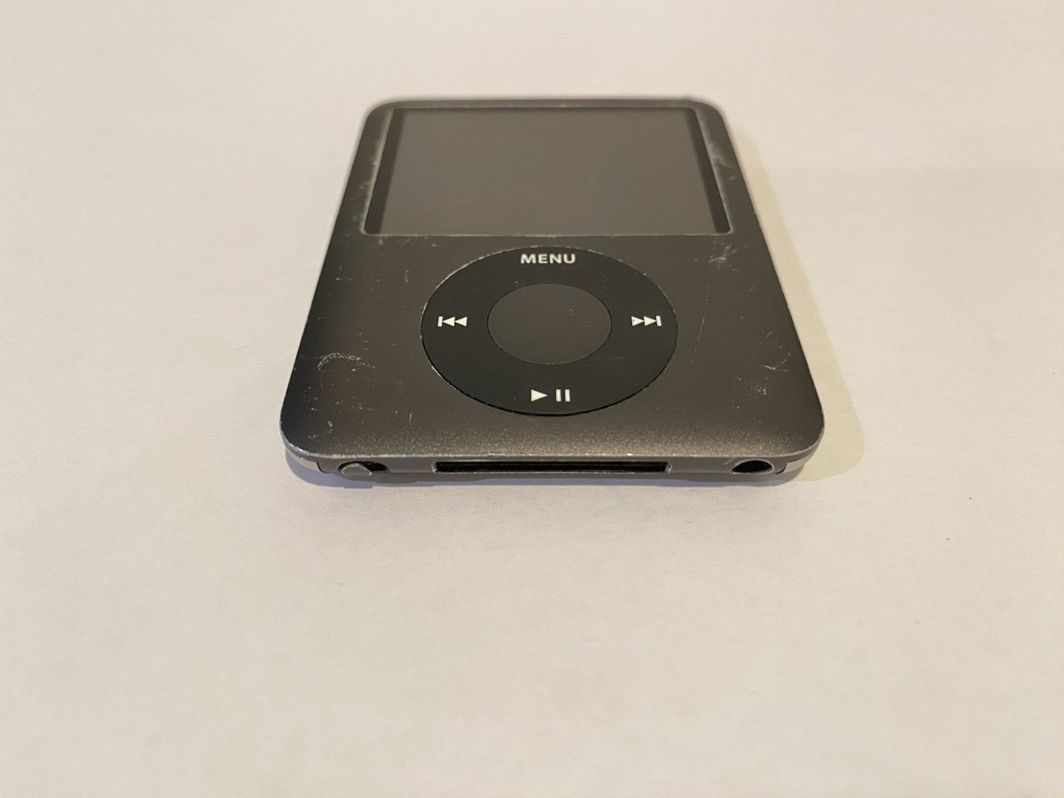 Apple iPod Nano 3rd Generation 8GB - Black - Works Great | eBay