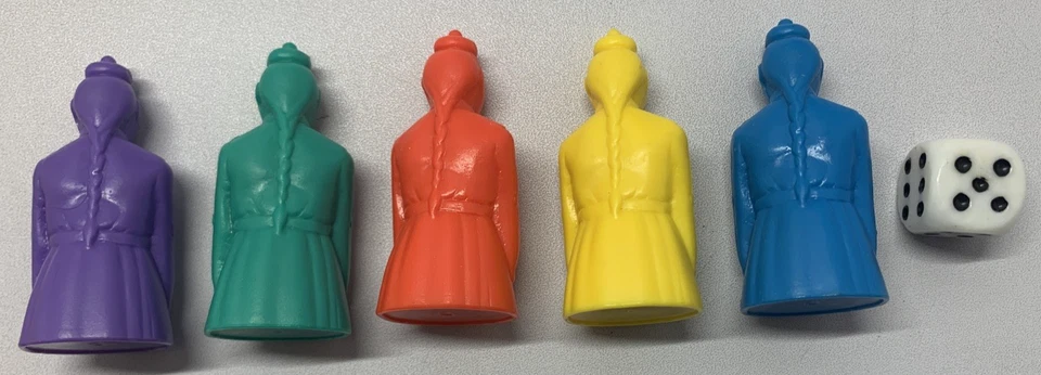 Mattel Mandarin Board Game 1990 100% Complete with Instructions Oriental Zodiac. - Image 4 of 4