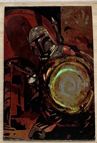 1996 Star Wars Finest - Matrix Insert - Matrix 4 - Boba Fett