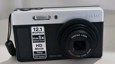 Pentax Optio H90 Digital Camera For Parts Repair 12.1MP 5X Zoom Untested AS IS