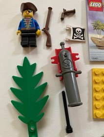 2 Lego Black Knights: 1491 DUAL DEFENDER & 1492 BATTLE COVE- 100% w/ Bags, Inst.