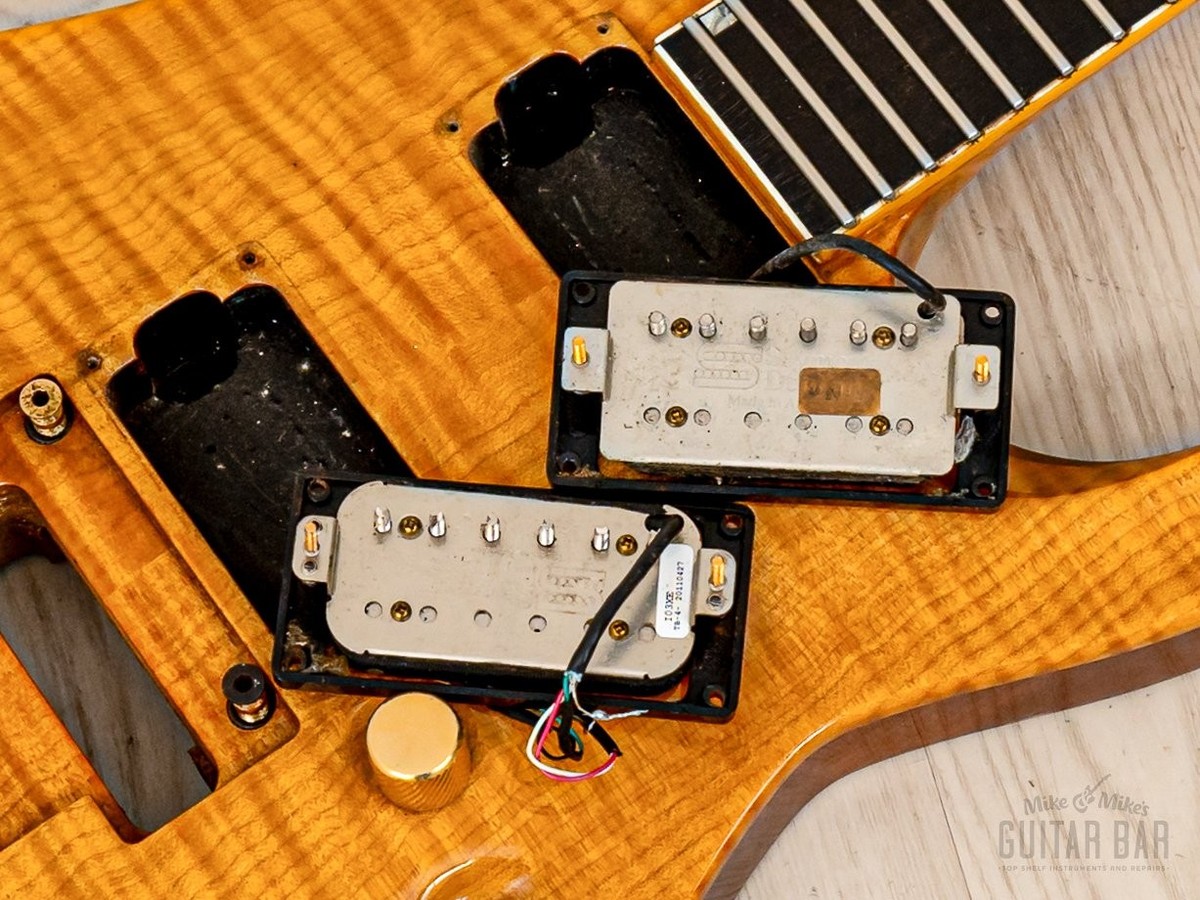1992 ESP Horizon-Custom-FM HH Superstrat Flame Top Natural w