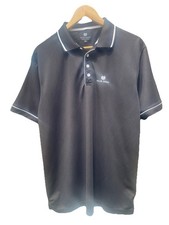 Palm Grove Men's Classic Core Golf Black Polo Shirt size L